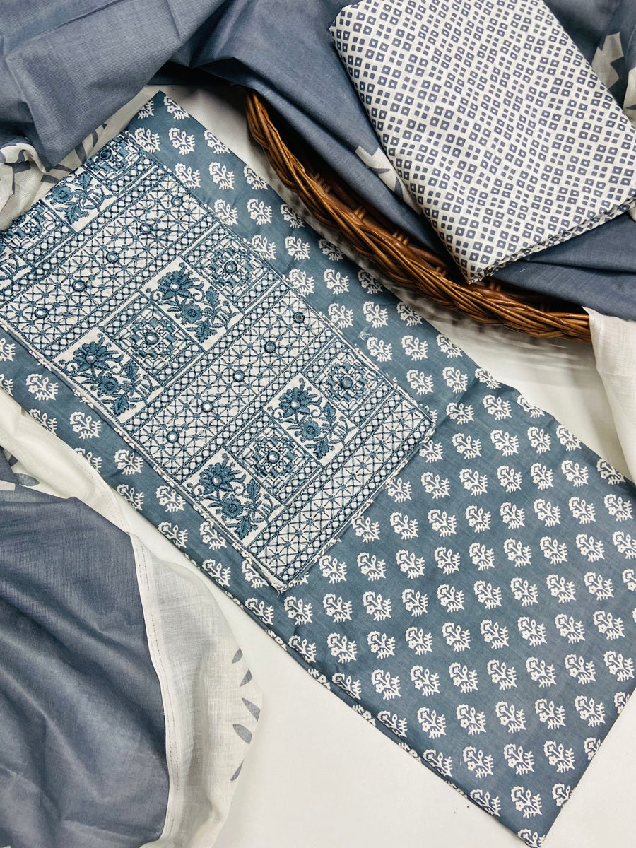 premium karigiri cotton suit