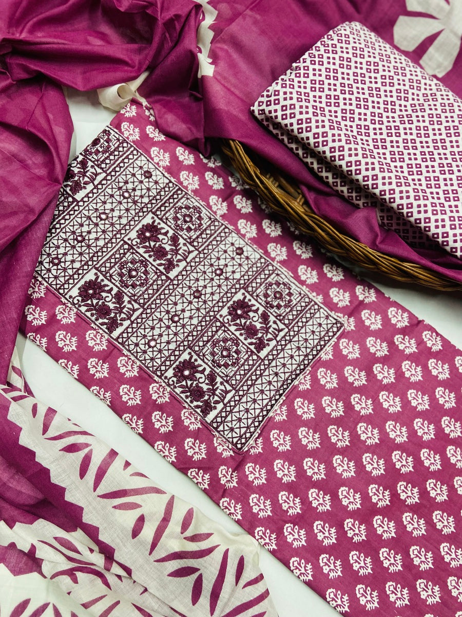 premium karigiri cotton suit
