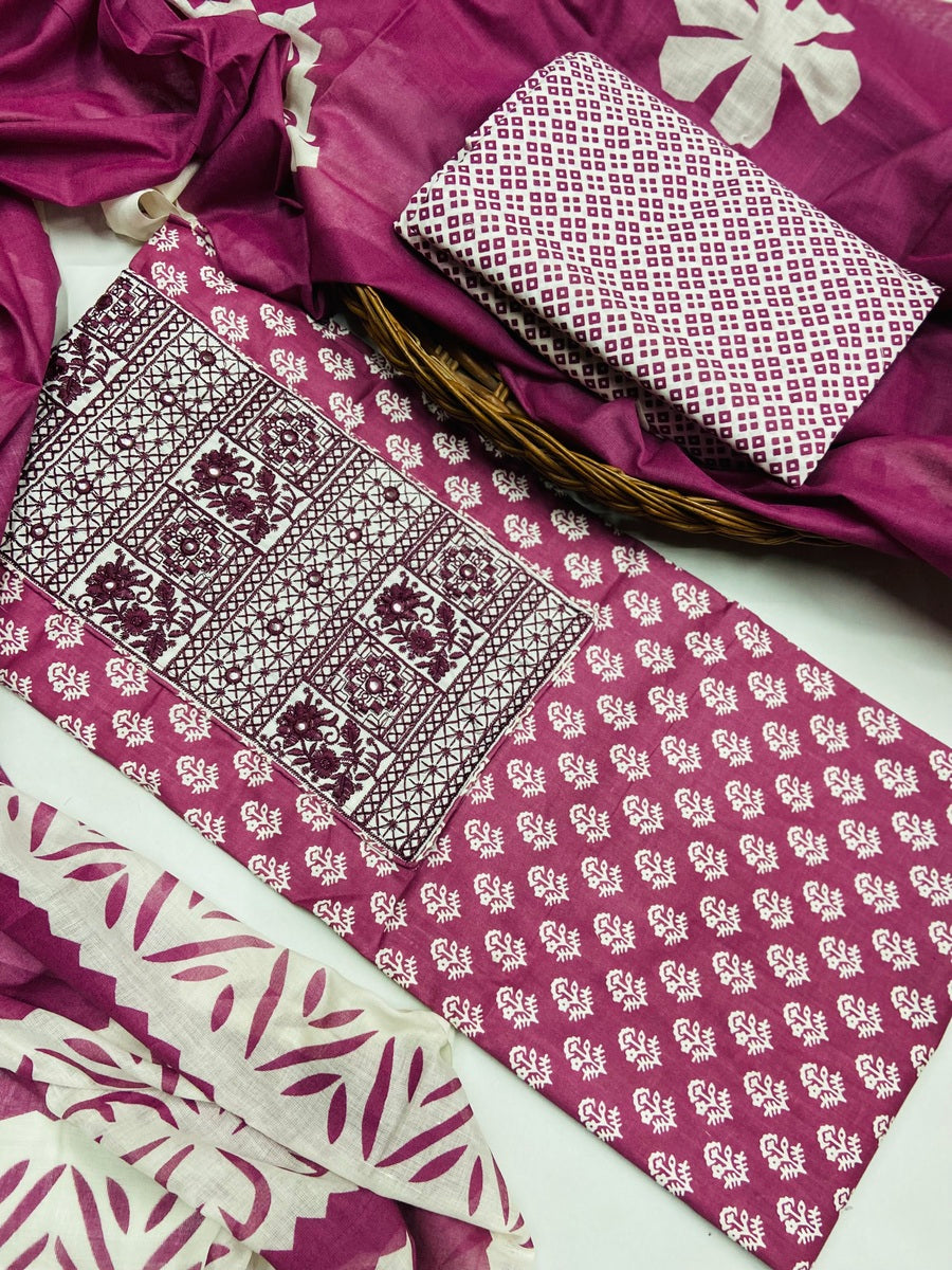premium karigiri cotton suit