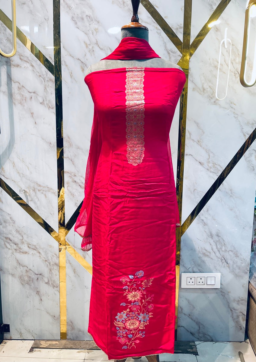 premium karigiri Dola Silk Suit