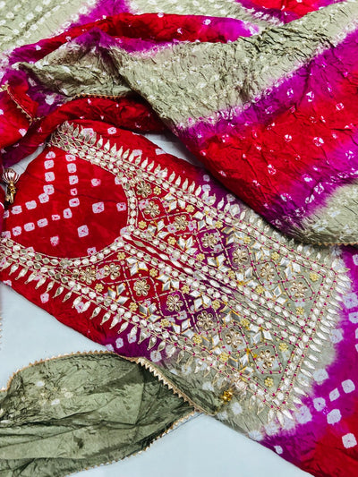Premium jaipuri gotta patti Party Wear Suit❤️