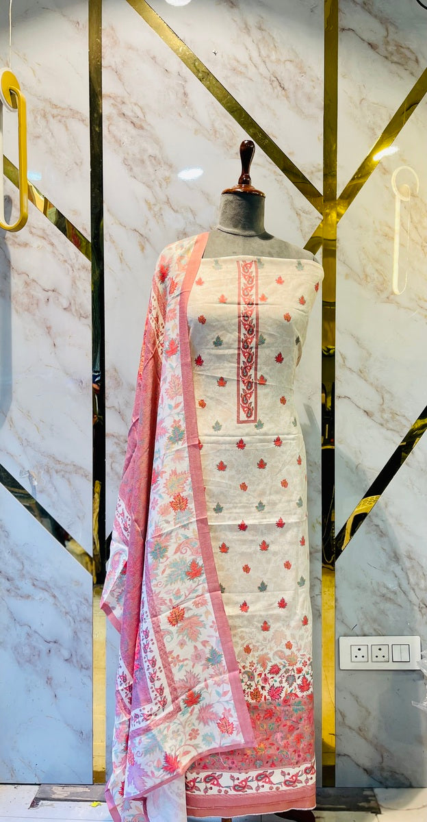 Premium kashmiri  Pashmina kani print Suit