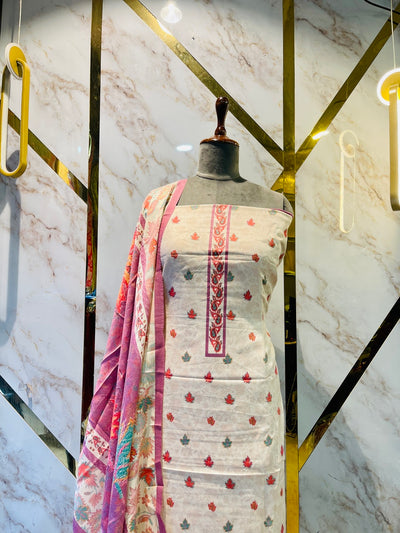 Premium kashmiri  Pashmina kani print Suit