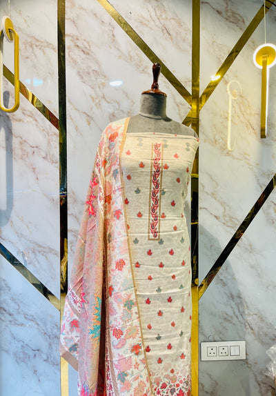 Premium kashmiri  Pashmina kani print Suit