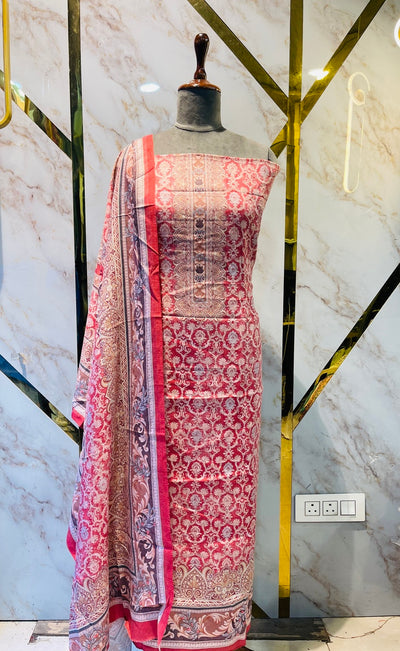 Premium kashmiri  Pashmina kani print Suit