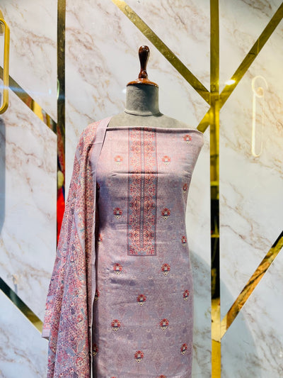 Premium kashmiri  Pashmina kani print Suit