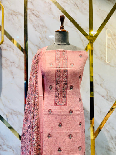 Premium kashmiri  Pashmina kani print Suit