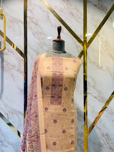 Premium kashmiri  Pashmina kani print Suit