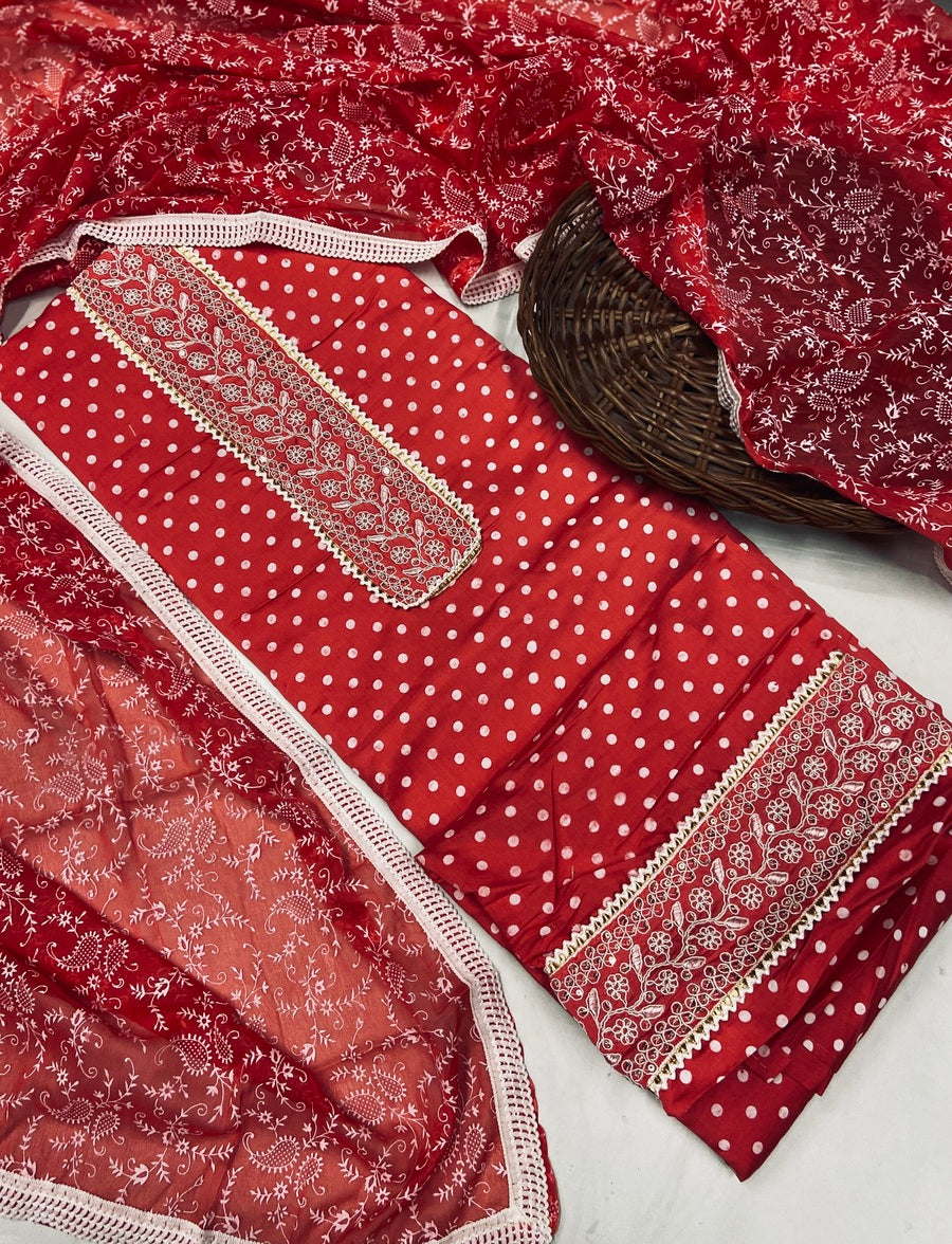 Party Kashmiri maslin suit