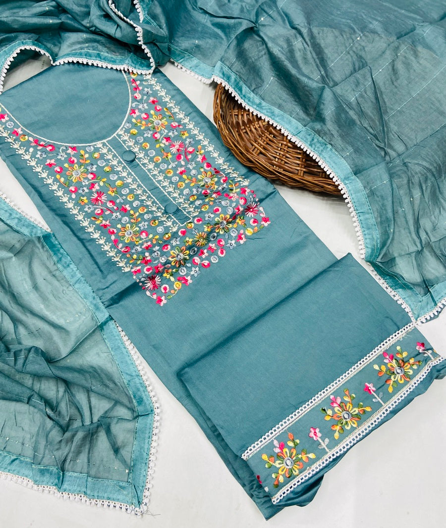 Party Kashmiri maslin suit