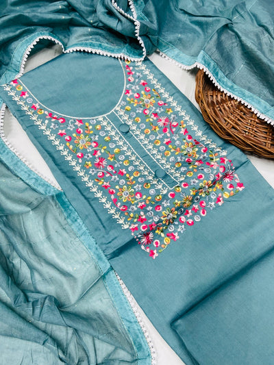 Party Kashmiri maslin suit
