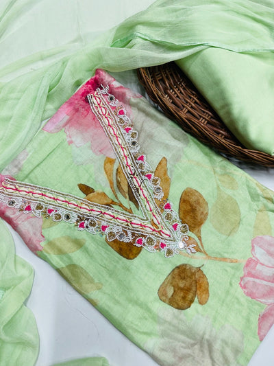 Party wear maslin suit❤️