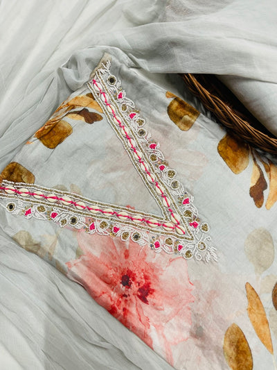 Party wear maslin suit❤️