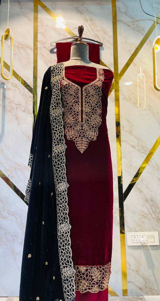 Premium  velvet  🥶 suit velvet bottom