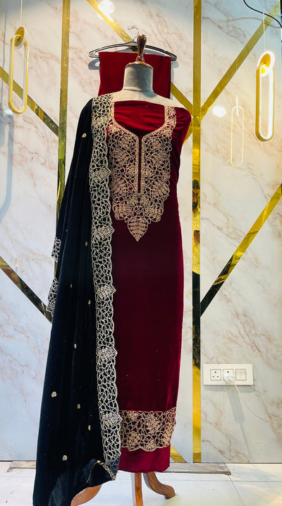 Premium  velvet  🥶 suit velvet bottom