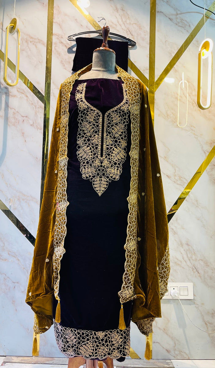 Premium  velvet  🥶 suit velvet bottom