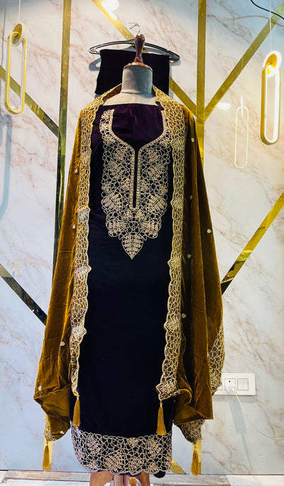 Premium  velvet  🥶 suit velvet bottom