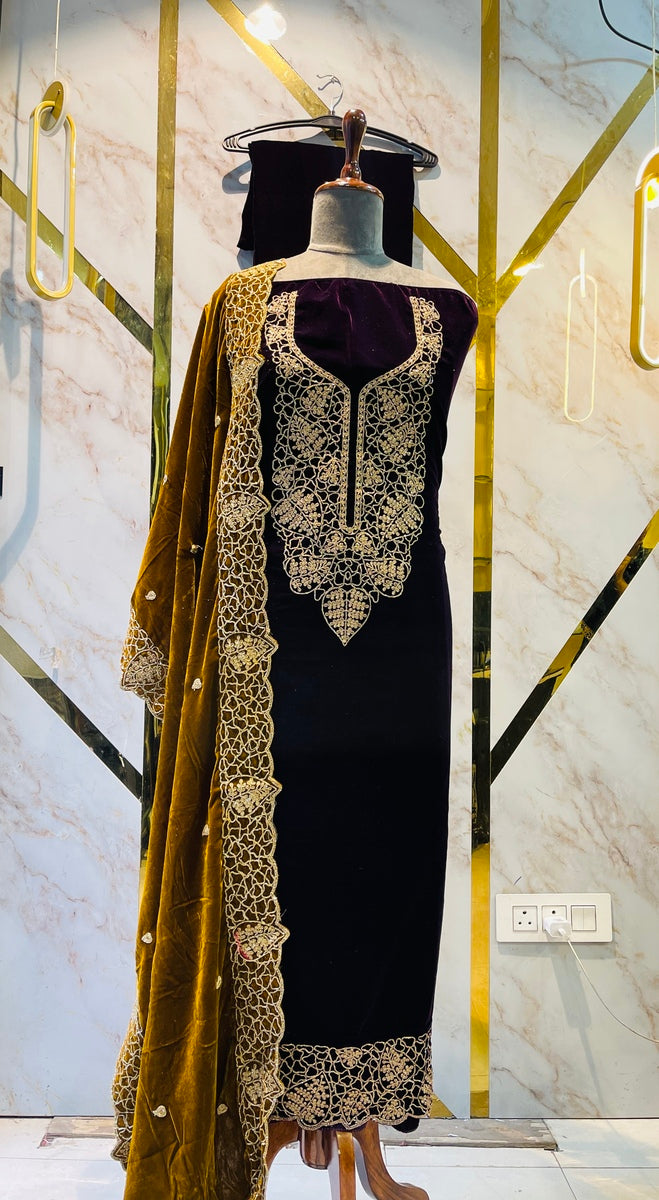 Premium  velvet  🥶 suit velvet bottom