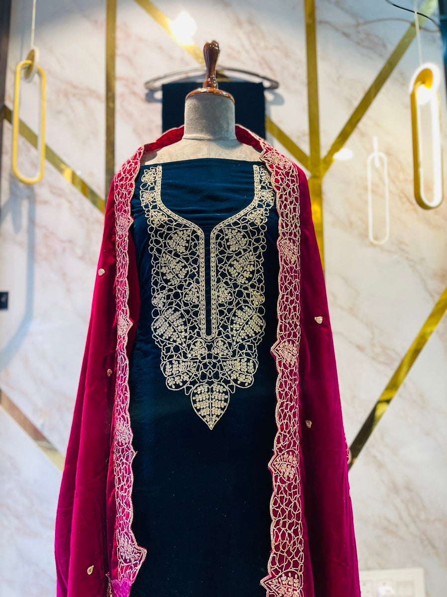 Premium  velvet  🥶 suit velvet bottom