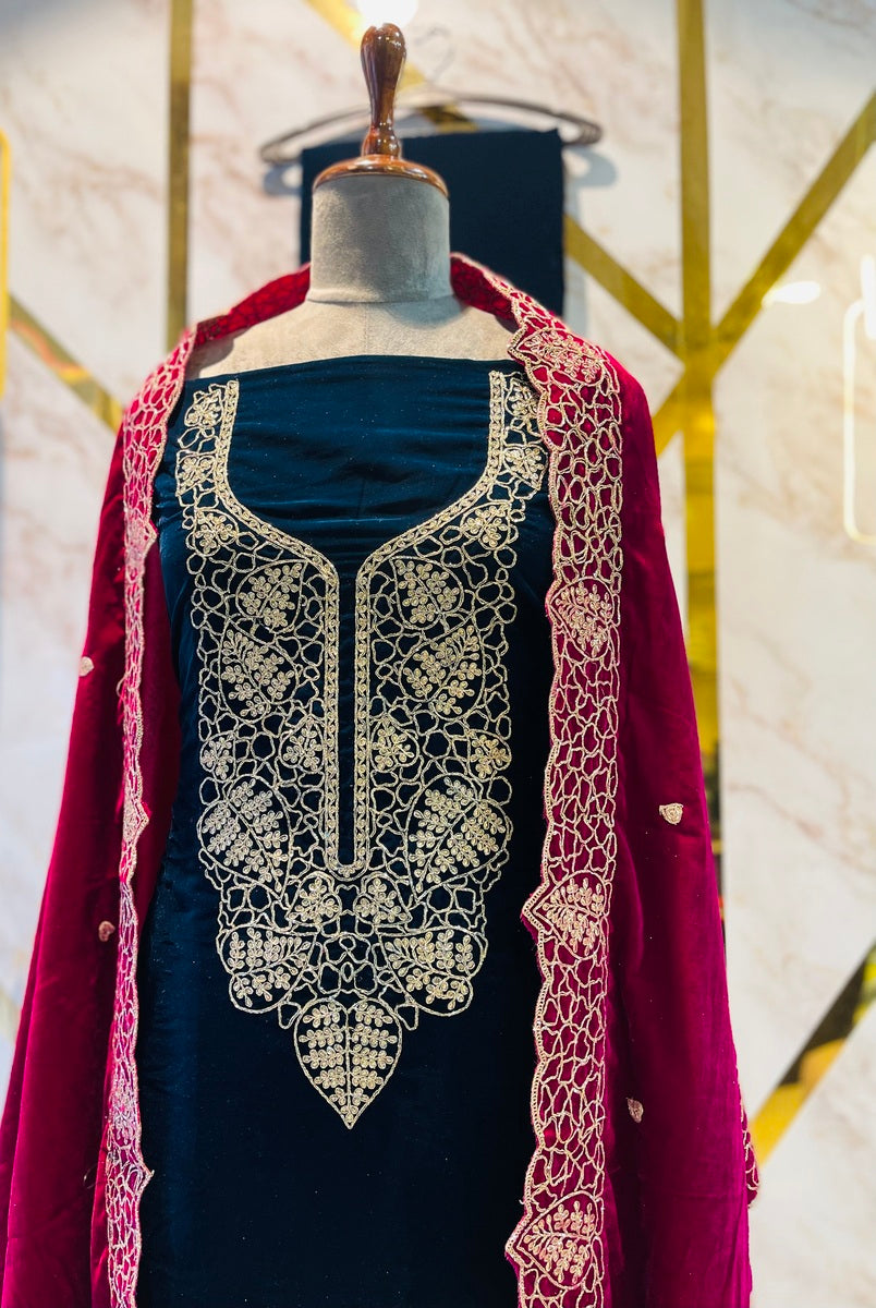 Premium  velvet  🥶 suit velvet bottom