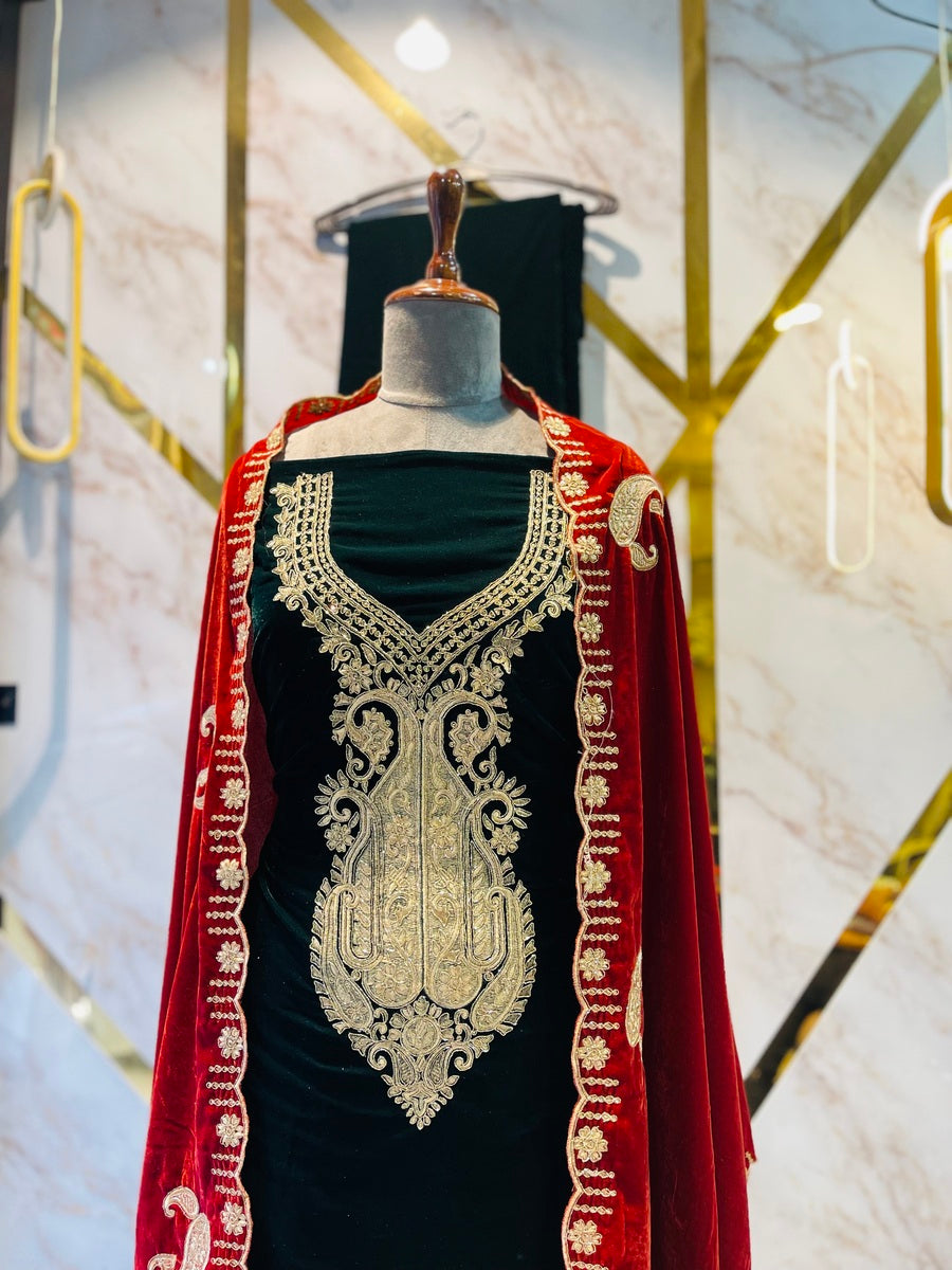 Premium  velvet  🥶 suit velvet bottom