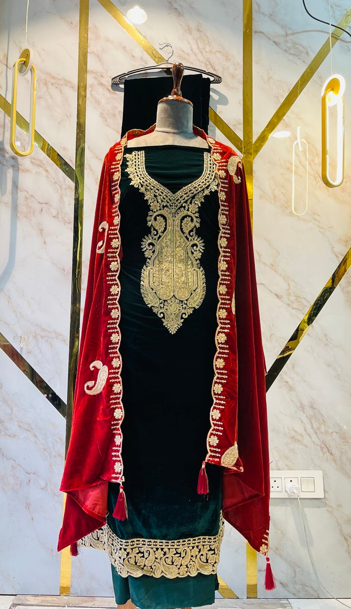 Premium  velvet  🥶 suit velvet bottom