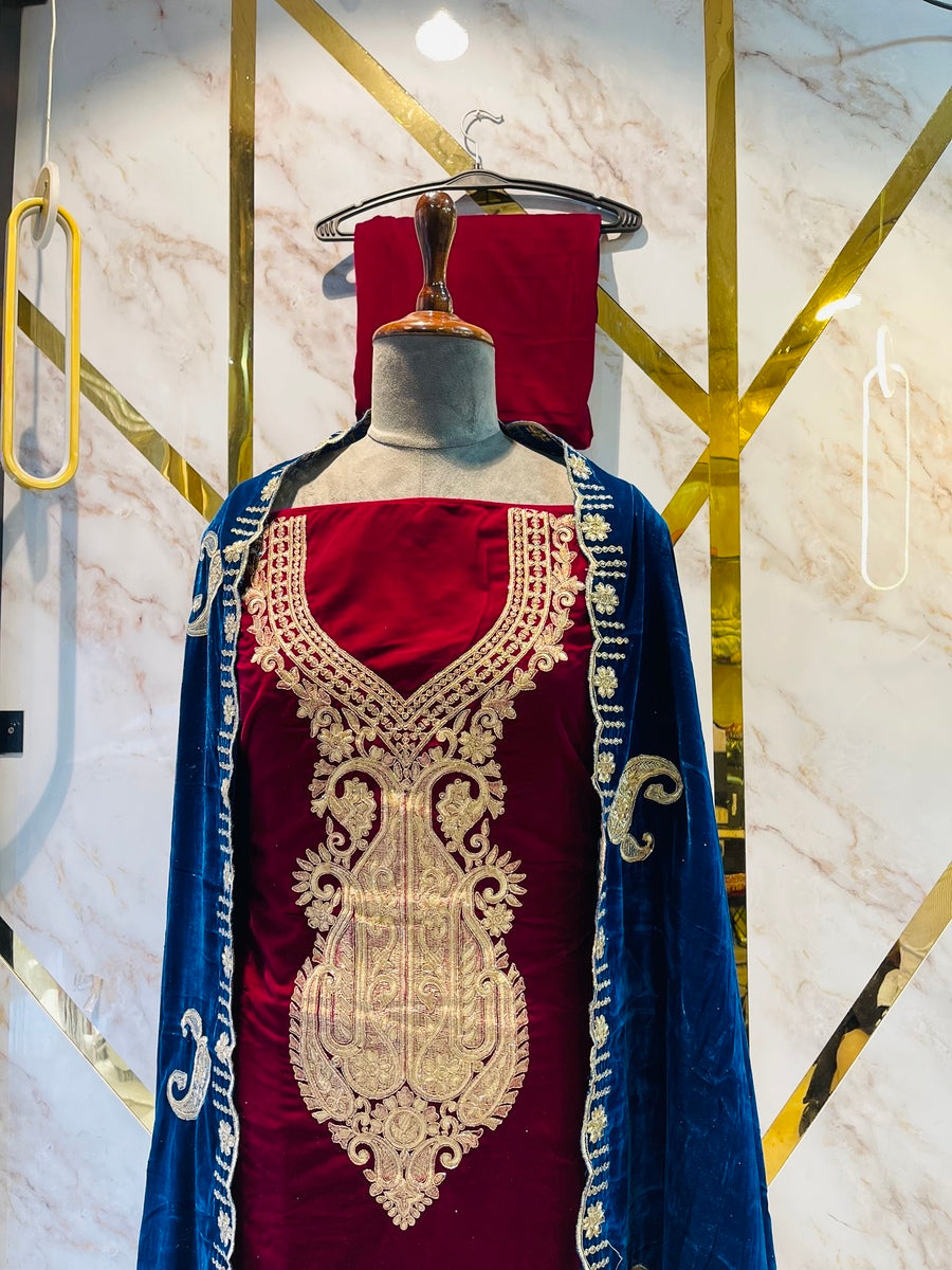 Premium  velvet  🥶 suit velvet bottom