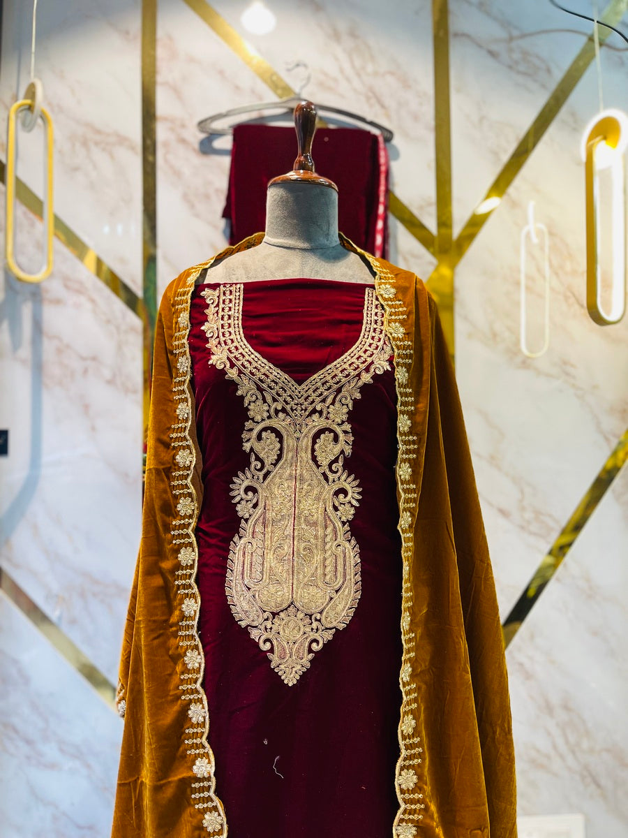 Premium  velvet  🥶 suit velvet bottom