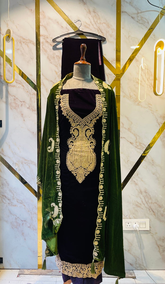 Premium  velvet  🥶 suit velvet bottom