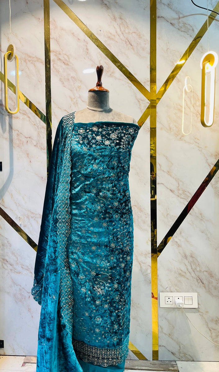 Premium  velvet  🥶 suit velvet bottom