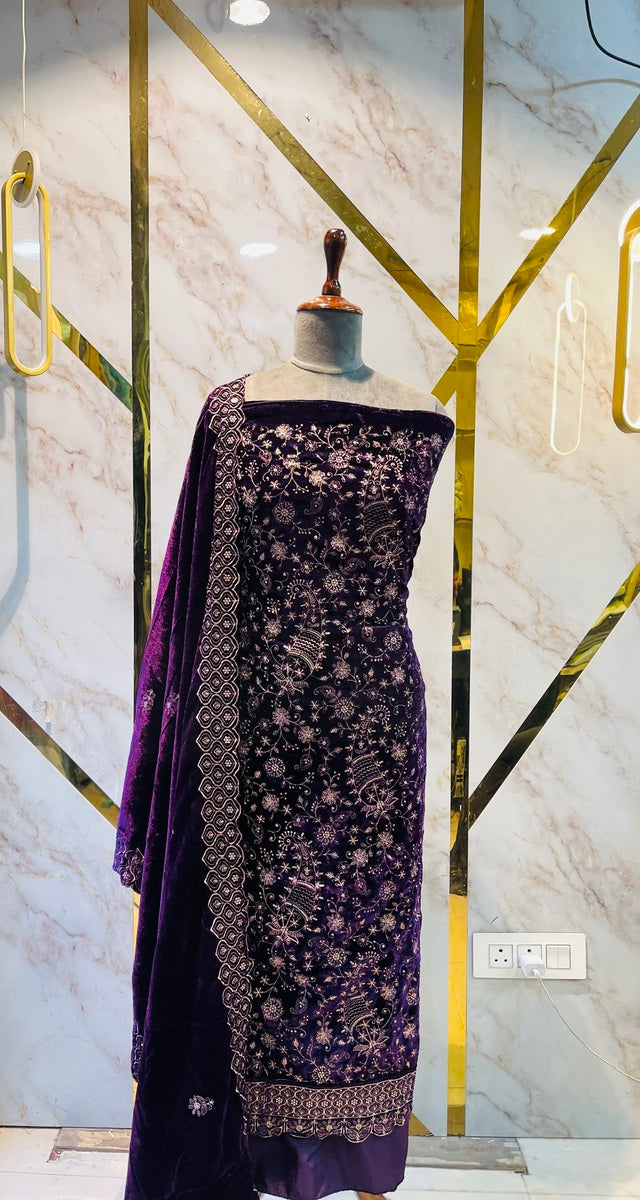 Premium  velvet  🥶 suit velvet bottom