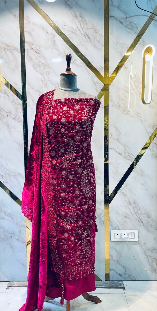 Premium  velvet  🥶 suit velvet bottom