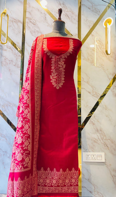 Premium kani Wollen Party Suits (100% Handmade)