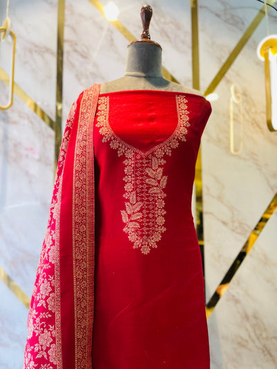 Premium kani Wollen Party Suits (100% Handmade)