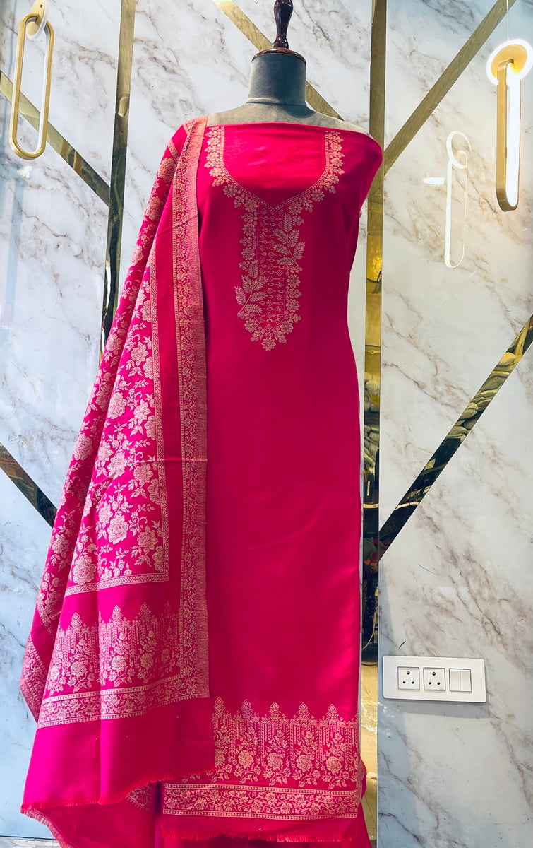 Premium kani Wollen Party Suits (100% Handmade)