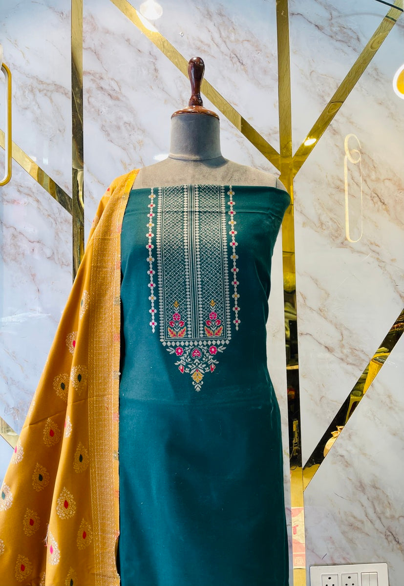 Premium kani Wollen Party Suits (100% Handmade)