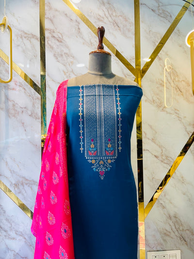 Premium kani Wollen Party Suits (100% Handmade)