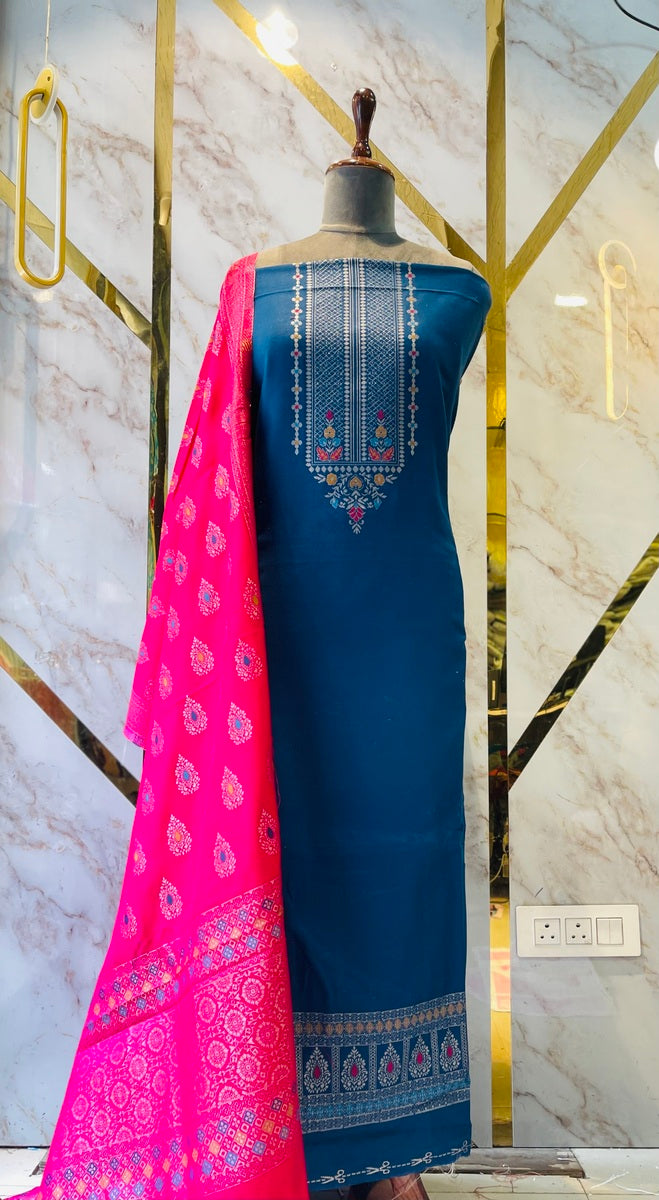 Premium kani Wollen Party Suits (100% Handmade)