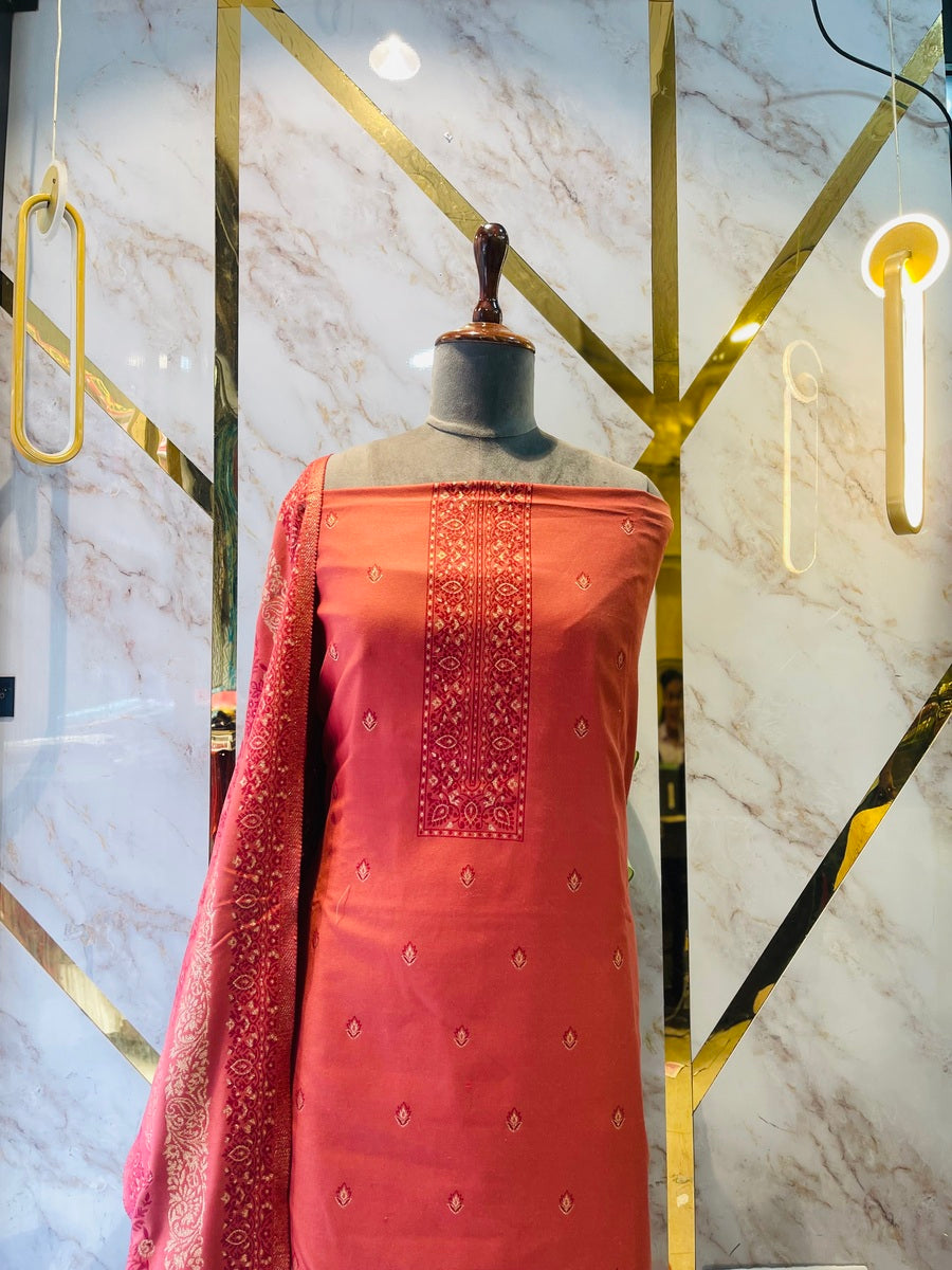 Premium kani Wollen Party Suits (100% Handmade)