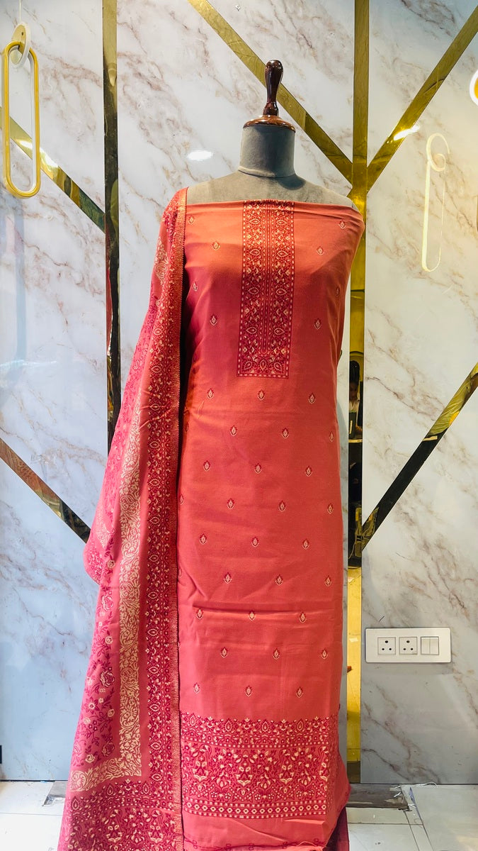 Premium kani Wollen Party Suits (100% Handmade)