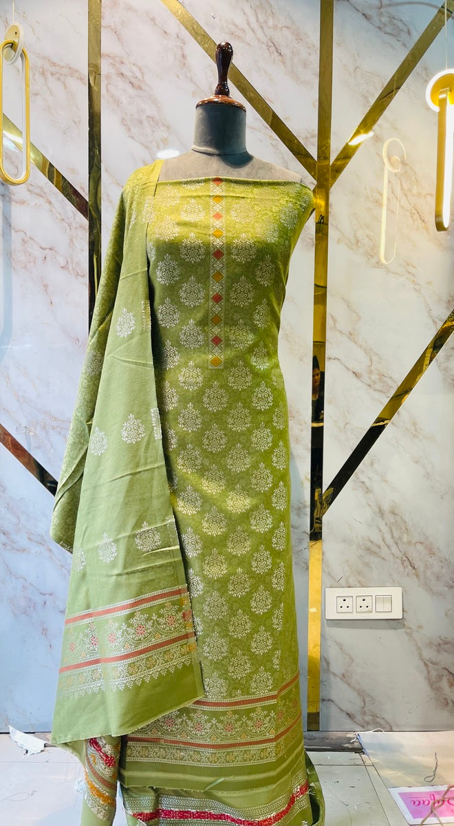 Premium kani Wollen Party Suits (100% Handmade)