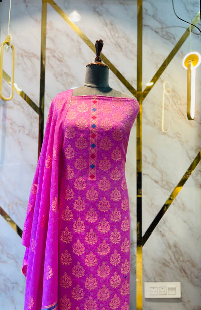 Premium kani Wollen Party Suits (100% Handmade)