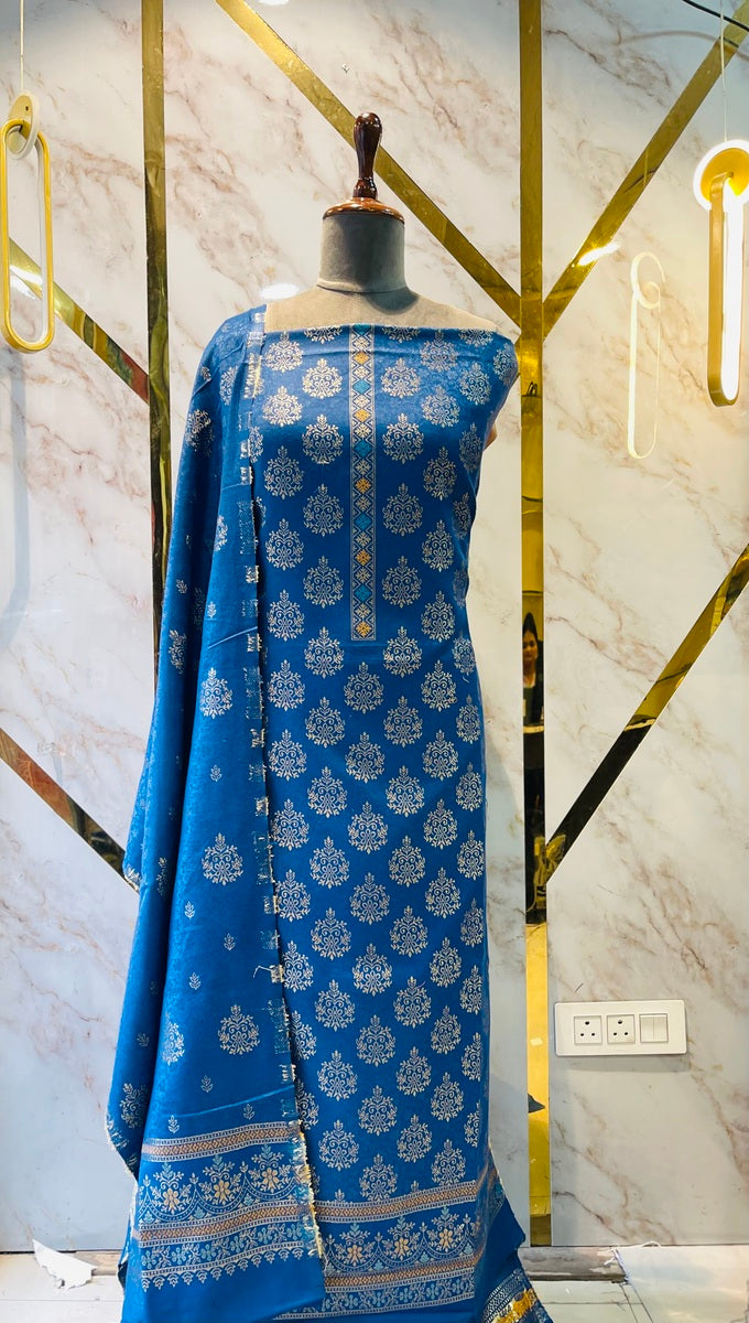 Premium kani Wollen Party Suits (100% Handmade)