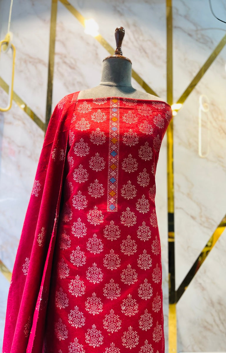 Premium kani Wollen Party Suits (100% Handmade)