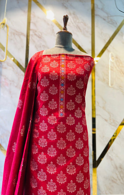 Premium kani Wollen Party Suits (100% Handmade)