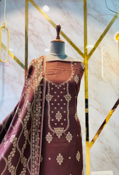 Premium kani Wollen Party Suits (100% Handmade)