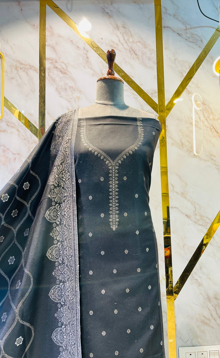 Premium kani Wollen Party Suits (100% Handmade)