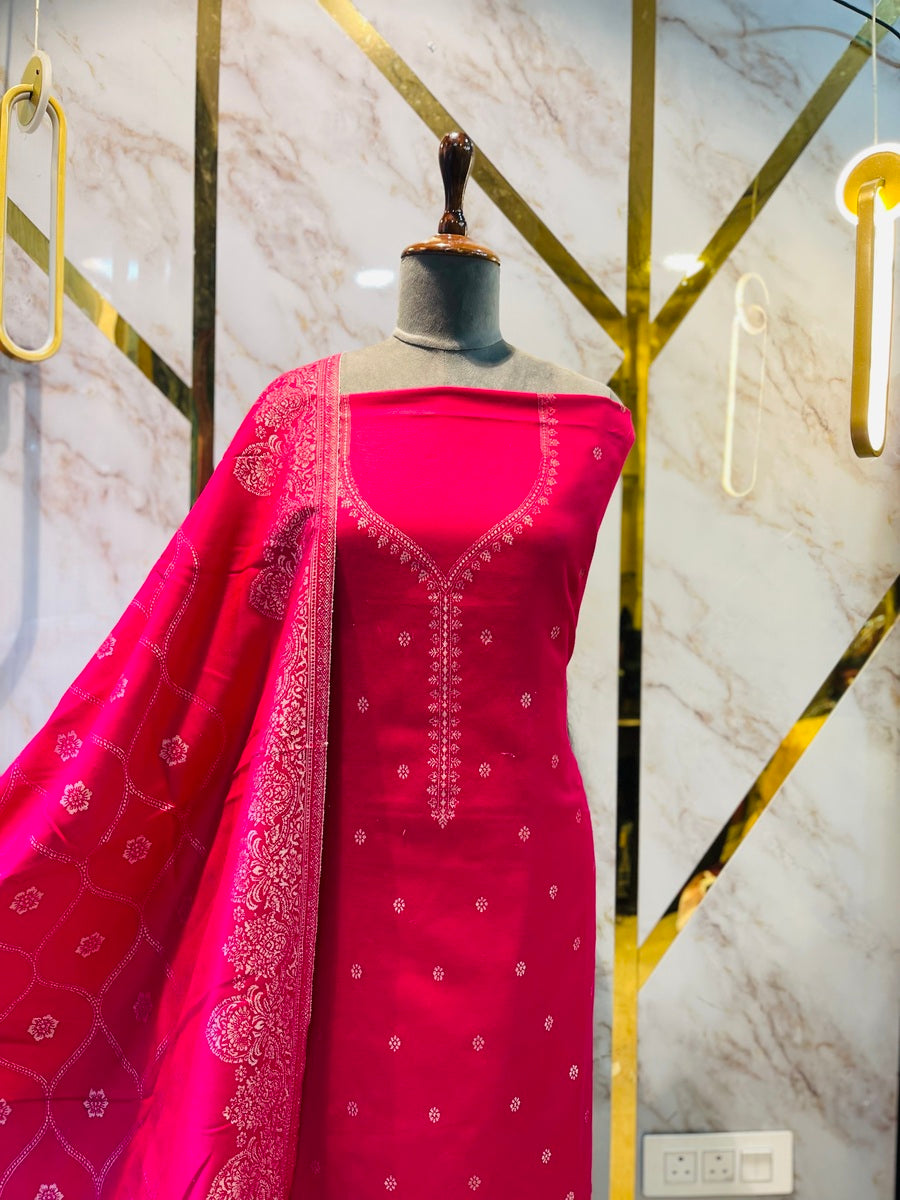 Premium kani Wollen Party Suits (100% Handmade)