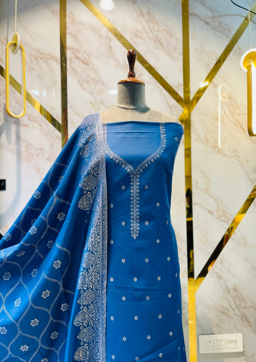 Premium kani Wollen Party Suits (100% Handmade)