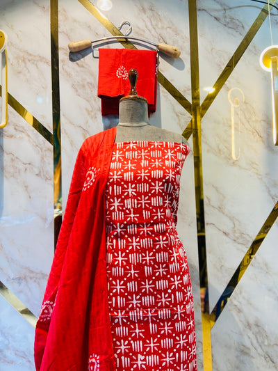 Premium vatik print cotton suits